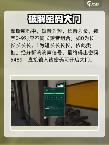 三角洲行动组装室密码是什么介绍截图3