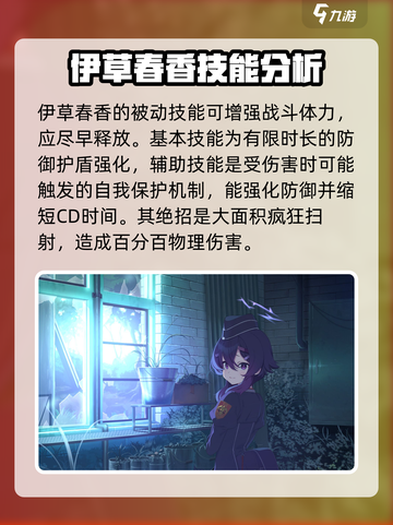 蔚蓝档案：伊草春香技能大揭秘💥🔥截图3