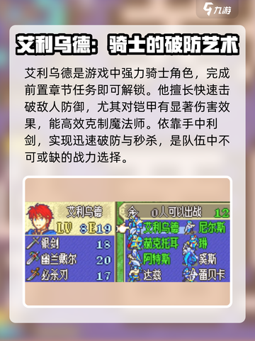火焰纹章烈火之剑人物推荐介绍截图2
