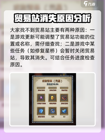 秩序新曙光💥贸易站消失真相🔥游戏党必看！截图2