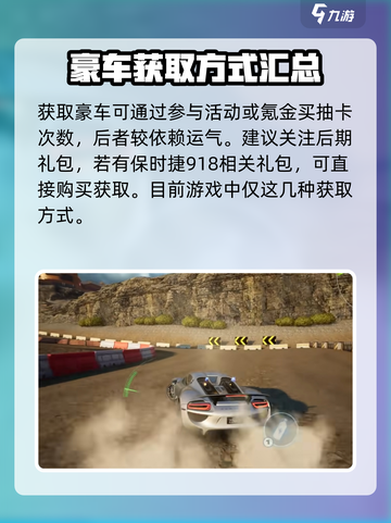 《极品飞车》保时捷918获取途径大曝光🔥截图4