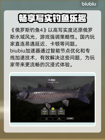 俄罗斯钓鱼4加速器哪个好用？🔥游戏党必看！截图2