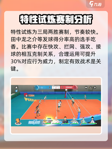 排球少年特性试炼🔥玩法全攻略💡截图4