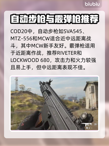 COD20🔥武器排名大曝光！玩家必看⚡截图3