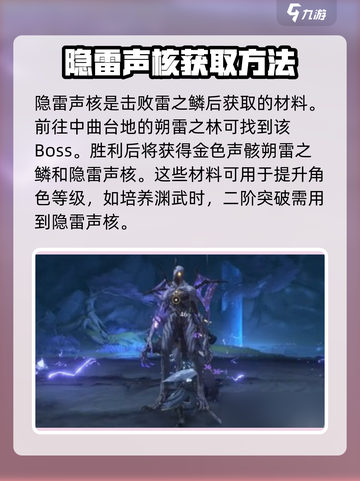 鸣潮⚡隐雷声核获取攻略，玩家必看！截图2