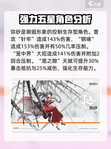新月同行✨：五星角色强度榜🔥游戏必备！截图4