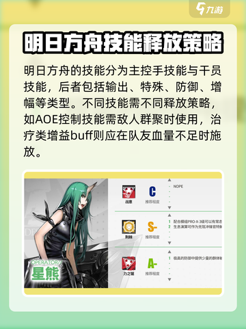 明日方舟🔥技能大揭秘！种类繁多任你选截图2