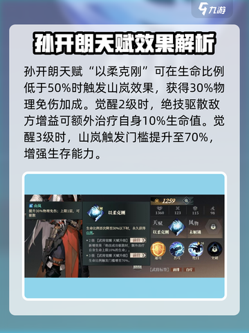 三国志幻想大陆2枭之歌孙开朗强度如何介绍截图5