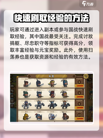 三国群英传国战版🔥快速升级秘籍✨截图4