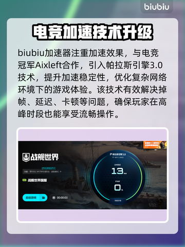 💥战舰世界掉帧救星！🚀加速器推荐+超有效解决方法！✨截图4