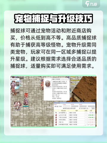 仙境传说RO新启航：宠物捕捉秘籍🔥快速上手！截图4