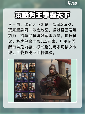三国谋定天下是slg吗介绍截图2