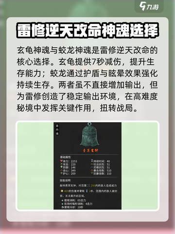 鬼谷八荒雷修最强搭配分享介绍截图2