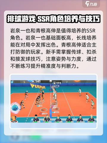 排球少年新的征程玩法攻略介绍截图6