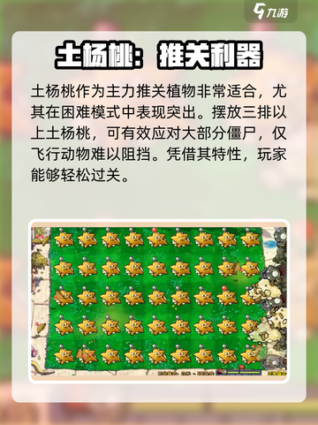 植物大战僵尸：土杨桃✨超强作用揭秘，玩了就上瘾！截图4