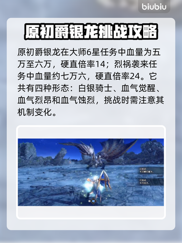 怪物猎人崛起⚡原初爵银龙打法通关攻略🔥截图2