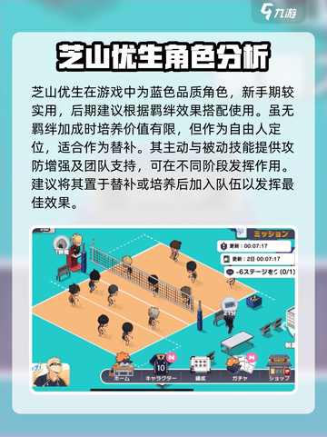 排球少年手游芝山优生怎么样介绍截图3