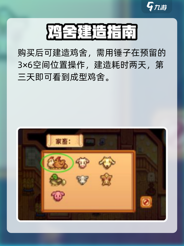 星露谷物语怎么养鸡介绍截图3