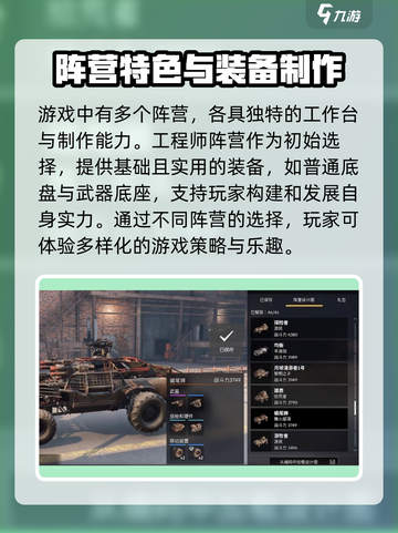 创世战车📖阵营工作台超全作用解析，玩家必看！截图2