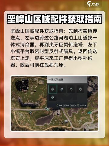 七日世界配件分布图一览介绍截图4