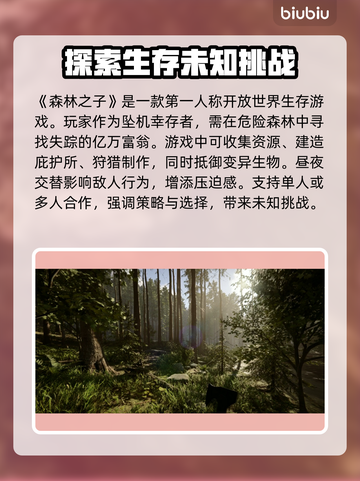 森林之子联机掉线？❌加速器技巧⚡稳定连接秘籍！截图2