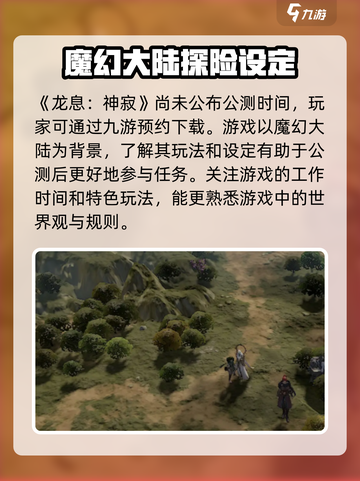 龙息神寂公测时间介绍截图2