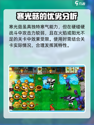 《植物大战僵尸杂交版蘑菇寒光菇测评！✨》截图4
