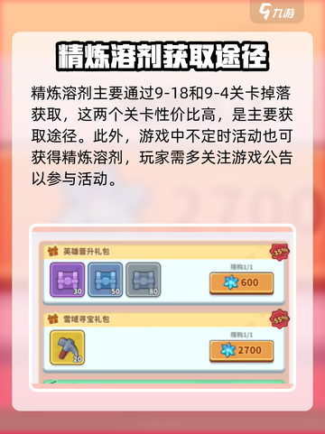 快来当领主精炼溶剂神话怎么得到介绍截图2