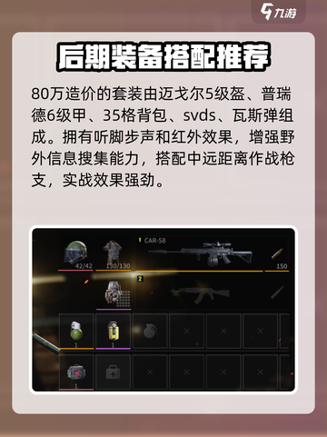 萤火突击🔥后期配装攻略，装备搭配推荐来啦！截图2