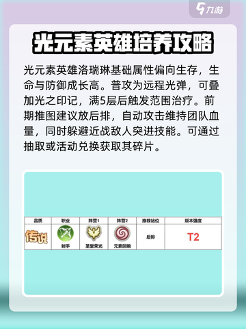 龙魂旅人光元素怎么玩介绍截图2