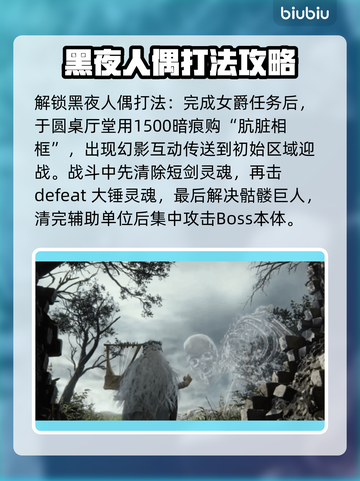 艾尔登法环黑夜君临！黑夜人偶🔥通关攻略来啦！⚡截图2