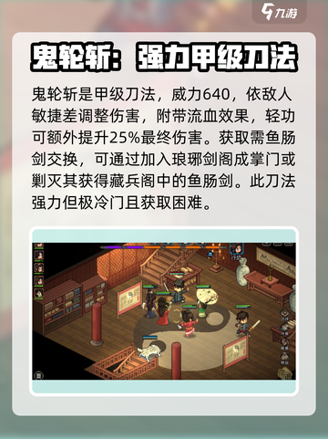 大侠立志传甲级刀法有哪些介绍截图2