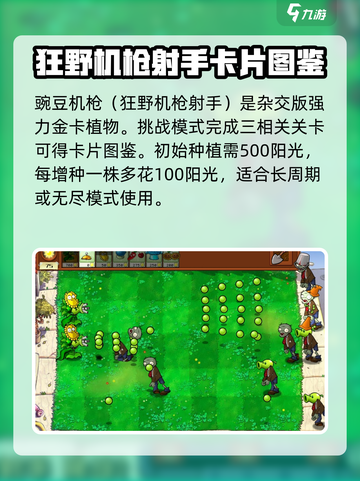 植物大战僵尸机枪豌豆🔥杂交版使用攻略来啦！截图2
