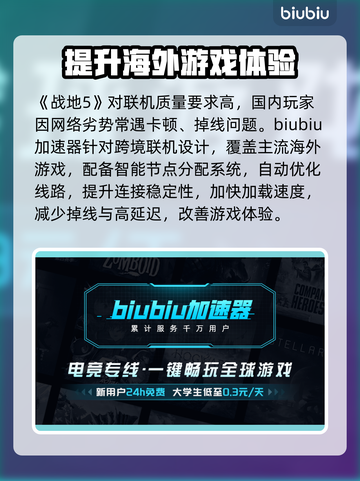 战地5进不去？用这个加速器🔥绝对流畅！🎮截图2