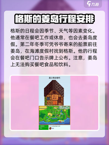 星露谷物语📖格斯行程&住所大揭秘！📌截图3