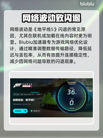 💥地平线5闪退？速用加速器解决！🎮截图4
