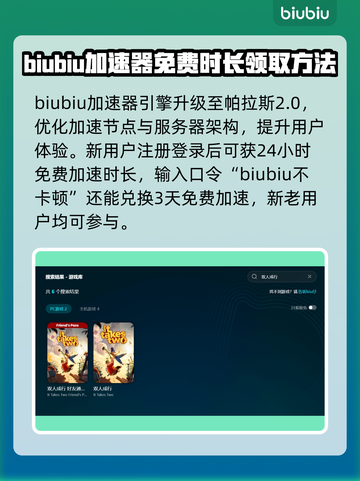 双人成行🔥加速器推荐，玩Game必备！截图3