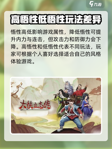 大侠立志传减悟性怎么做介绍截图4