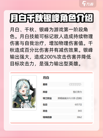 新月同行五星角色强度排行榜介绍截图2