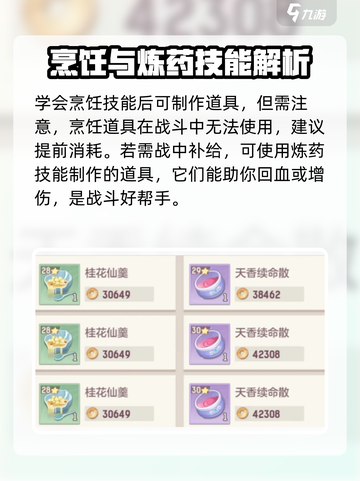 长安幻想✨烹饪技能攻略🔥学会轻松满级！截图4