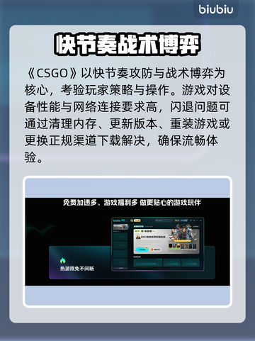 💥CSGO频繁掉线？试试这些加速器！🎮截图2