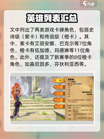 万龙觉醒英雄一览表最新版分享介绍截图2