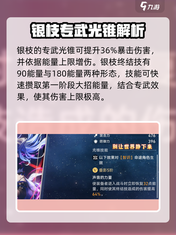 崩坏星穹铁道🔥银枝光锥最强配装攻略来啦！截图3