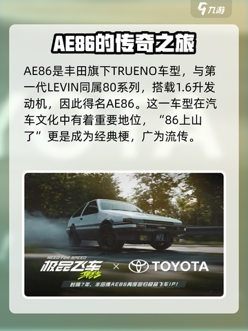 极品飞车集结ae86怎么获得​介绍截图2