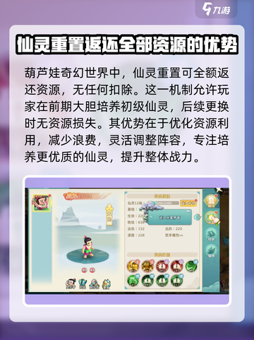葫芦娃奇幻世界🔥仙灵重置操作全解析⚡截图4