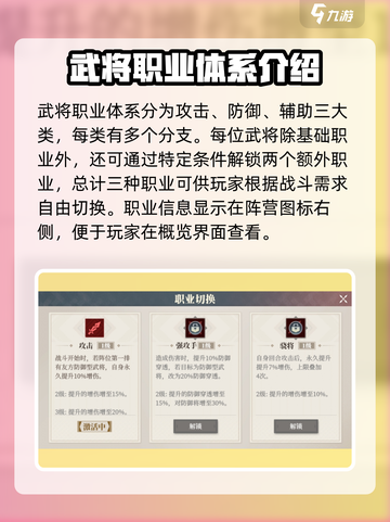 三国志幻想大陆2枭之歌武将职业有哪些介绍截图2