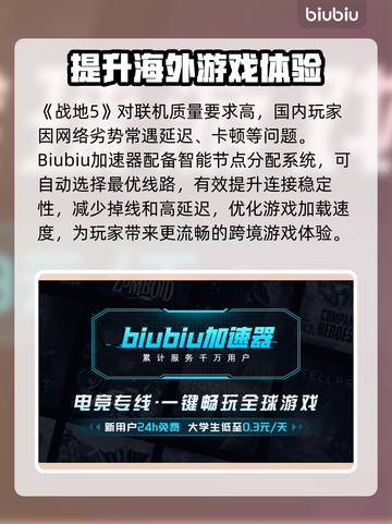 战地5进不去？用这个加速器🔥秒解决！🎮截图2