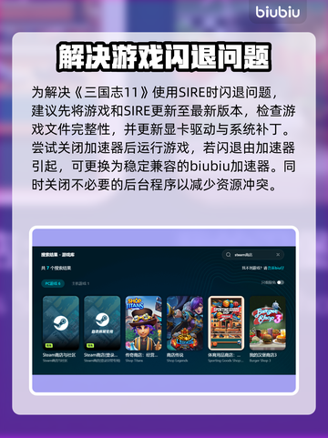 三国志11闪退？这个加速器让你畅玩不卡顿💥🎮截图3
