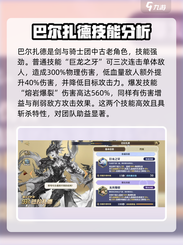 剑与骑士团巴拉扎德怎么样介绍截图3
