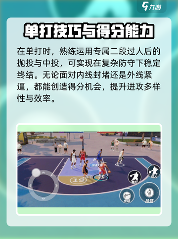 热血美职篮单打怎么打介绍截图4